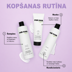 Krāsotu un sausu matu kopšanas komplekts