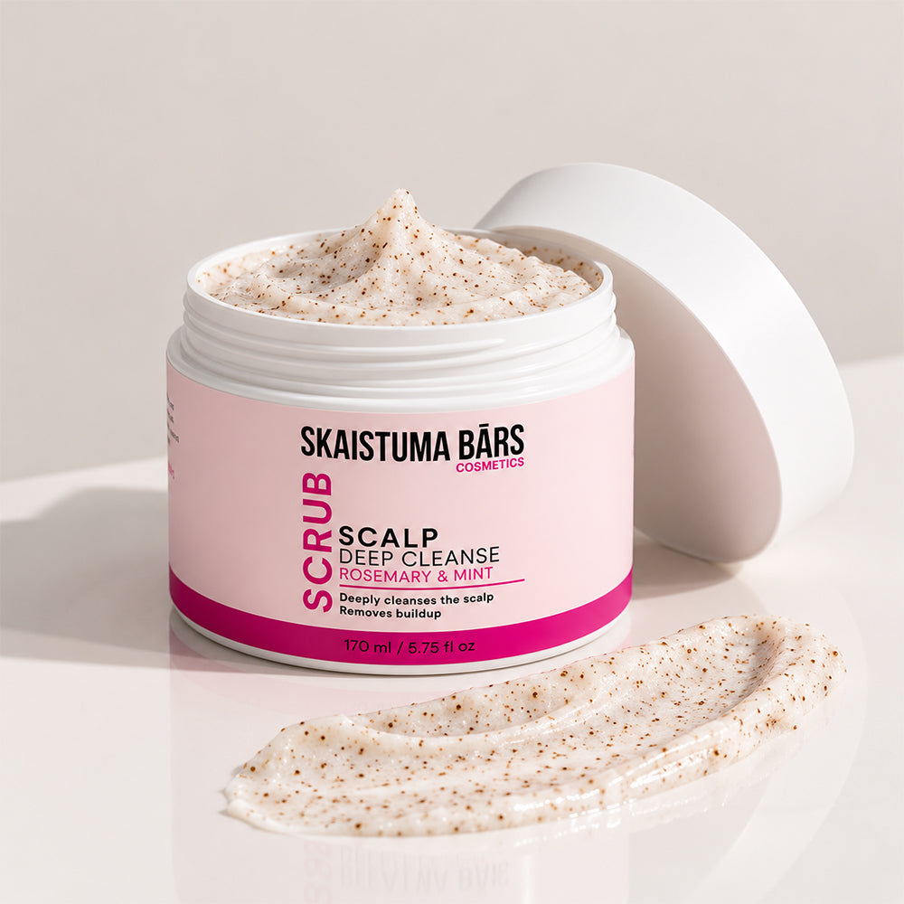 Deep Cleanse Scalp Scrub - Rosemary & Mint Papildu attēls