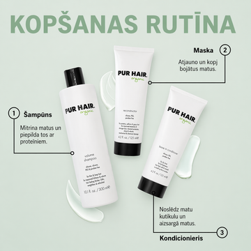 Smalku un vāju matu kopšanas komplekts