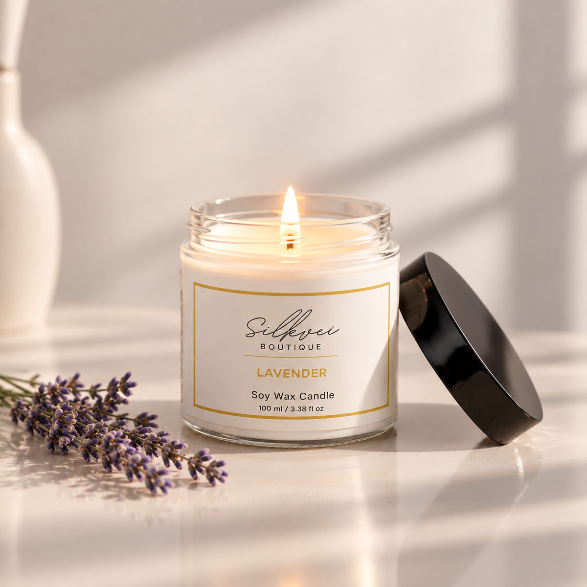 Soy Wax Candle - Lavender