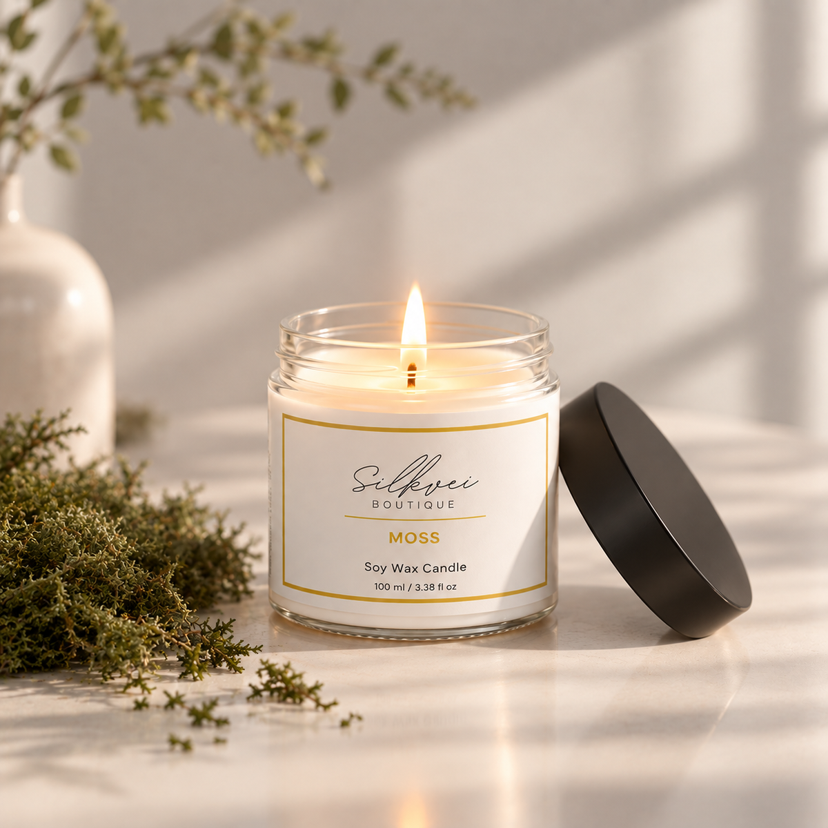 Soy Wax Candle - Moss