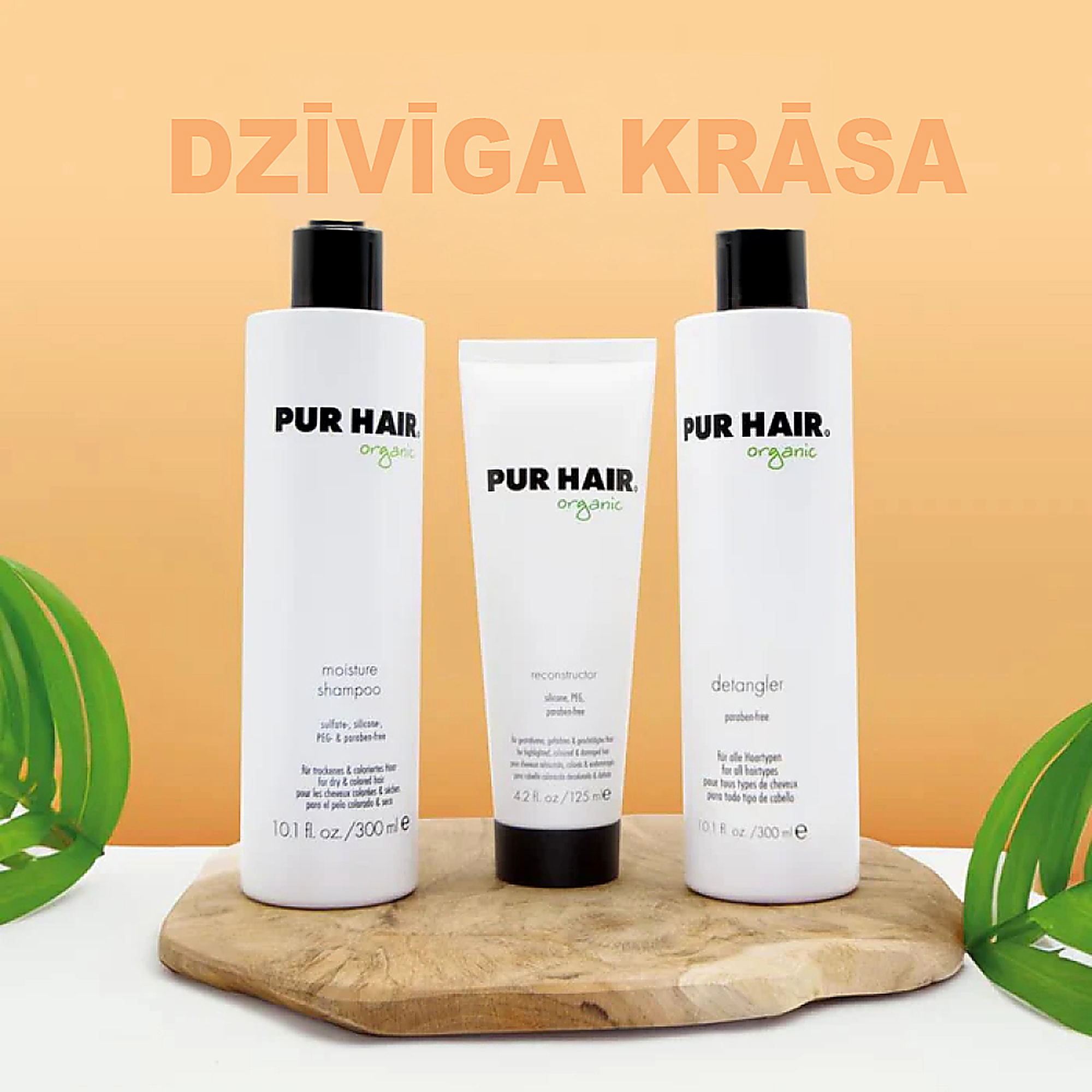 Krāsotu un vāju matu kopšanas komplekts