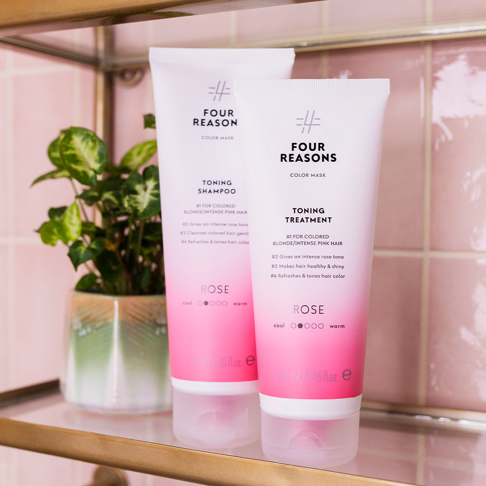 Four Reasons Color Mask Shampoo Rose 250ml - Image 4