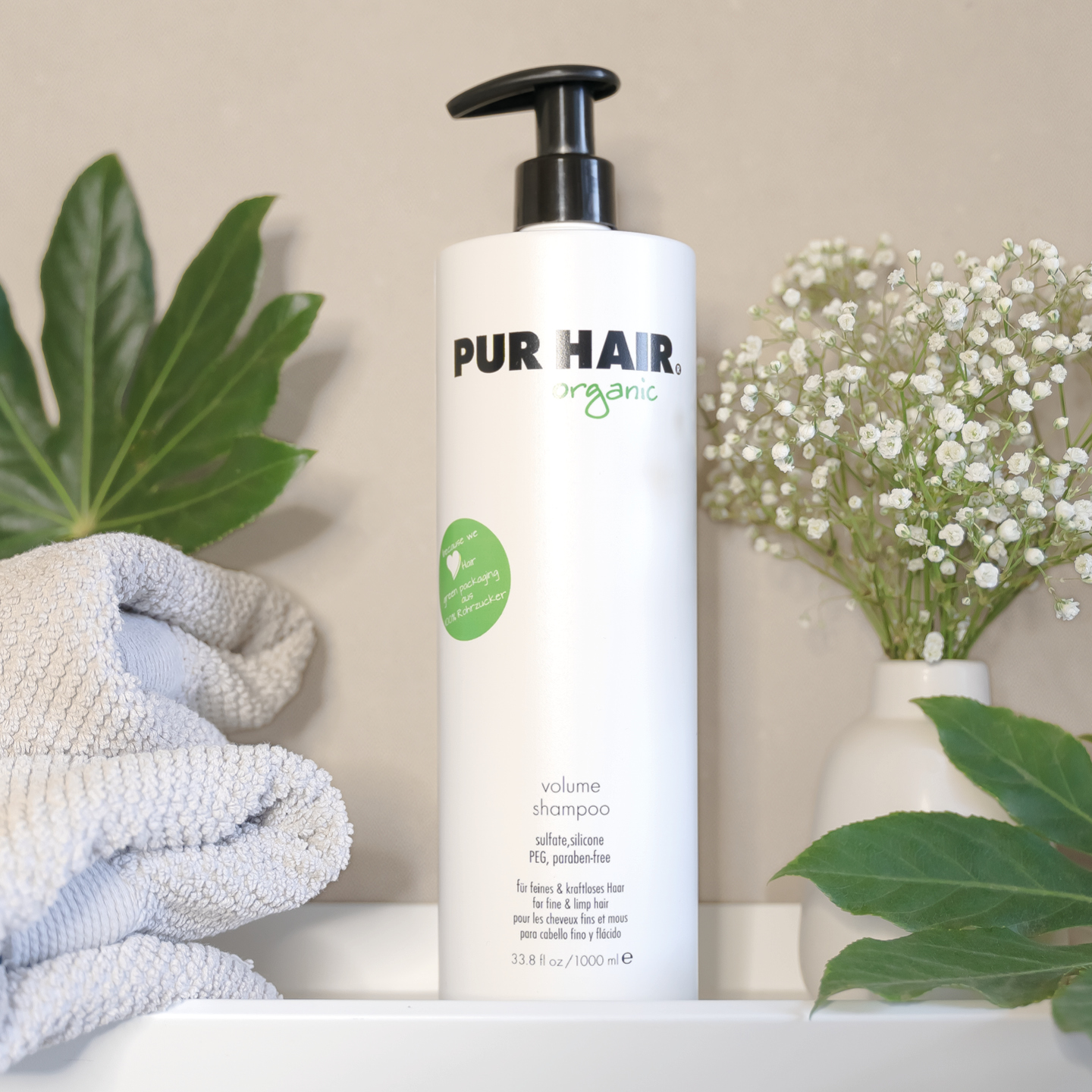 Pur Hair Organic Volume Shampoo 1000ml - Image 2
